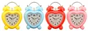 plastic table clock